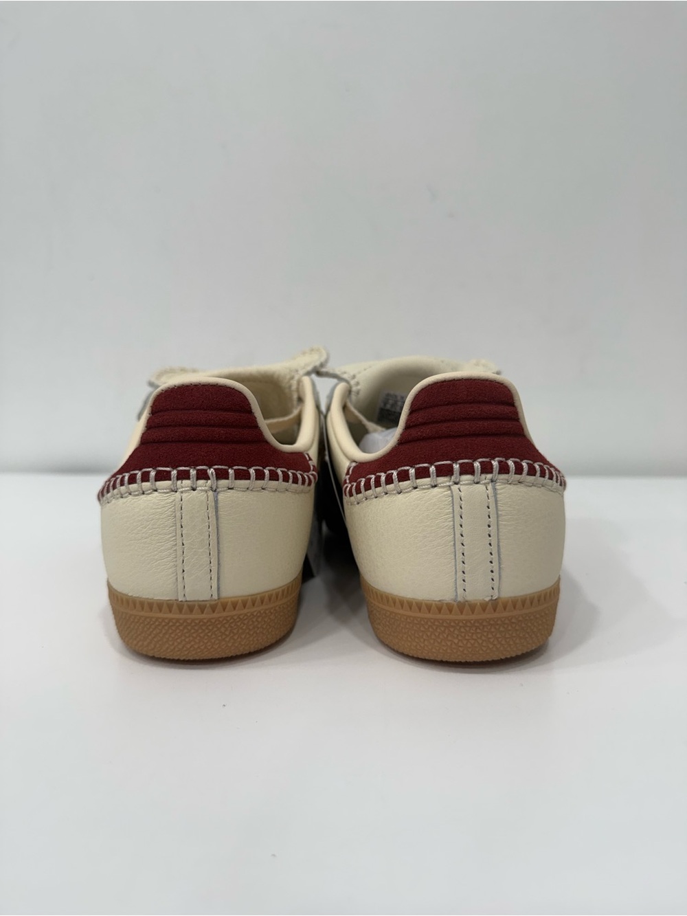 adidas Samba LT W Wonder White “Preloved” Ruby White Sneaker JS3541 Woman Size 8 - Picture 4 of 5